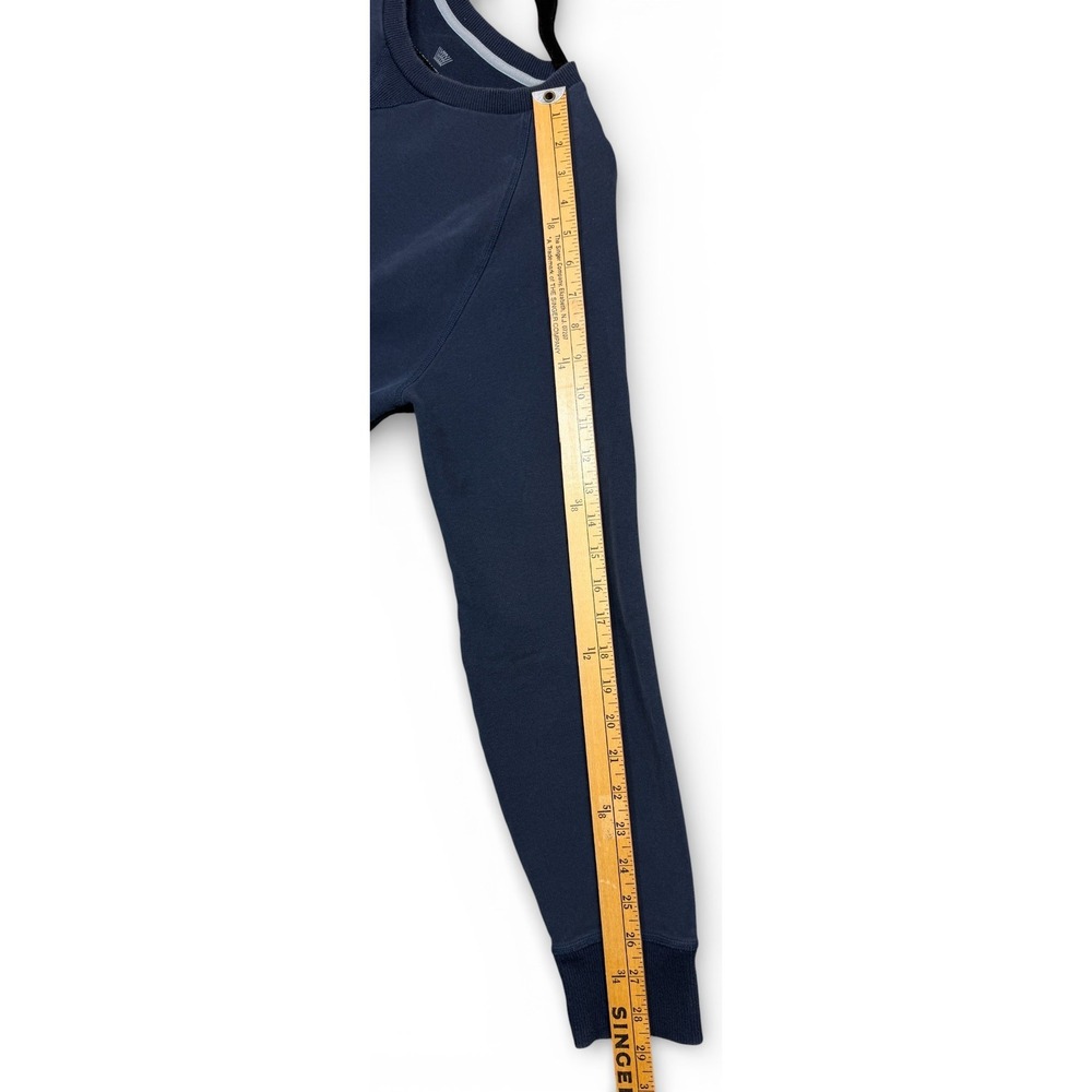 Mack Weldon Sweatshirt Mens M Navy Blue Crewneck Raglan Sleeve Athleisure - Picture 6 of 10